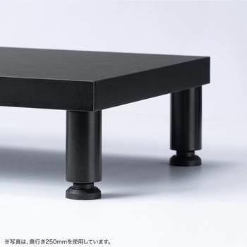 机上ラック eシリーズ ブラック×ブラック丸脚 サンワサプライ