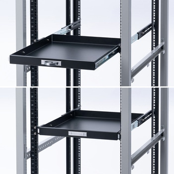 スライド棚 19インチマウント サンワサプライ