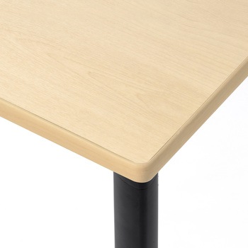 テーブル eシリーズ 薄い木目×ブラック サンワサプライ