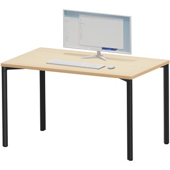 テーブル eシリーズ 薄い木目×ブラック サンワサプライ