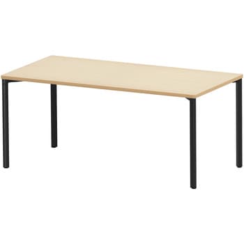 テーブル eシリーズ 薄い木目×ブラック サンワサプライ