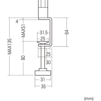 パーティション デスクトップパネル クロスタイプ サンワサプライ