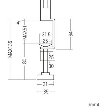 パーティション デスクトップパネル クロスタイプ サンワサプライ