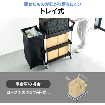 カート 3段式 収納袋付き サンワダイレクト