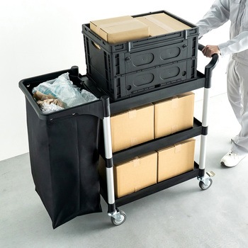 カート 3段式 収納袋付き サンワダイレクト