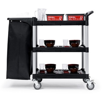 カート 3段式 収納袋付き サンワダイレクト