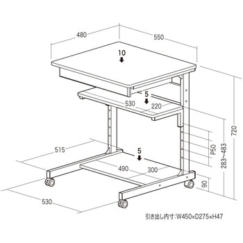 ラック コンパクト サンワダイレクト