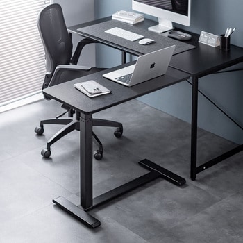 デスク ガス昇降 低床キャスター サンワダイレクト