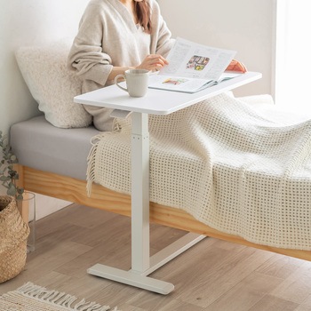 デスク ガス昇降 低床キャスター サンワダイレクト