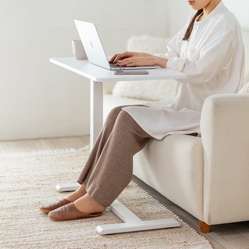 デスク ガス昇降 低床キャスター サンワダイレクト