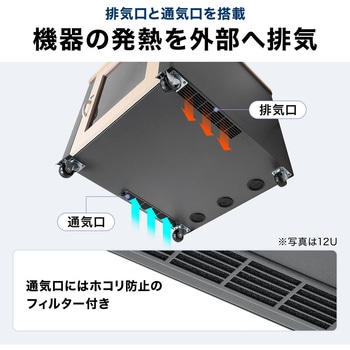 19インチサーバーラック 18U 騒音低減 サンワダイレクト