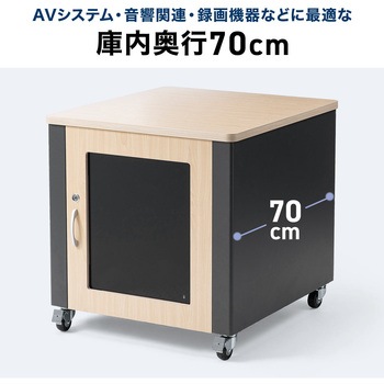 19インチサーバーラック 18U 騒音低減 サンワダイレクト