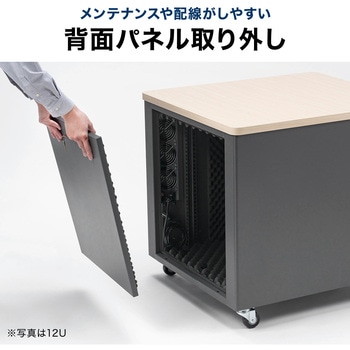 19インチサーバーラック 18U 騒音低減 サンワダイレクト