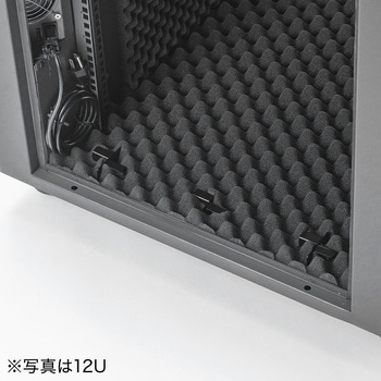 19インチサーバーラック 18U 騒音低減 サンワダイレクト