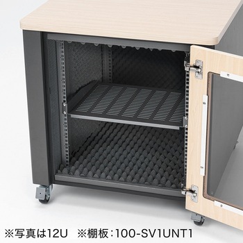19インチサーバーラック 18U 騒音低減 サンワダイレクト