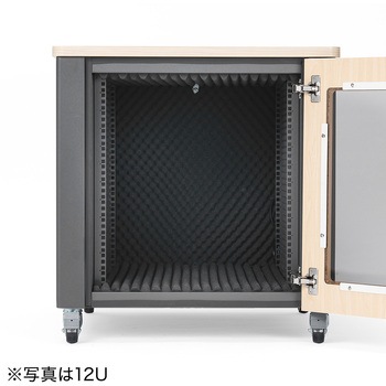 19インチサーバーラック 18U 騒音低減 サンワダイレクト