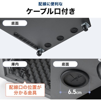 19インチサーバーラック 24U 騒音低減 サンワダイレクト