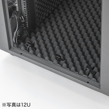 19インチサーバーラック 24U 騒音低減 サンワダイレクト