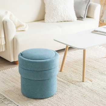 スツール 収納BOX付き サンワダイレクト