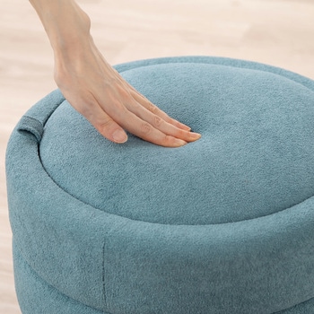 スツール 収納BOX付き サンワダイレクト