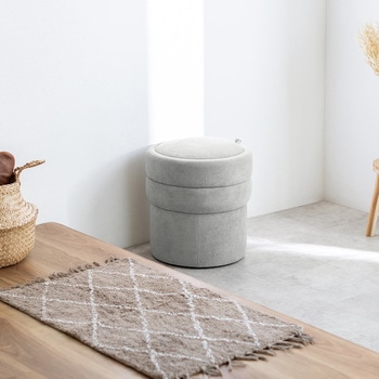 スツール 収納BOX付き サンワダイレクト