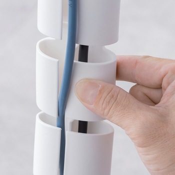 ケーブルカバー タップホルダー付き サンワダイレクト