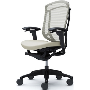 コンテッサセコンダ、可動肘、ハイバック、座クッション、ハンガー無、ランバー無、ブラックB、ブラック、脚ブラック、ウレタン オカムラ(岡村製作所)