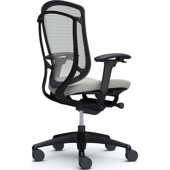 コンテッサセコンダ、可動肘、ハイバック、座クッション、ハンガー無、ランバー無、ブラックB、ブラック、脚ブラック、ウレタン オカムラ(岡村製作所)