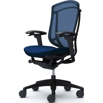 コンテッサセコンダ、可動肘、ハイバック、座クッション、ハンガー無、ランバー無、ブラックB、ブラック、脚ブラック、ウレタン オカムラ(岡村製作所)