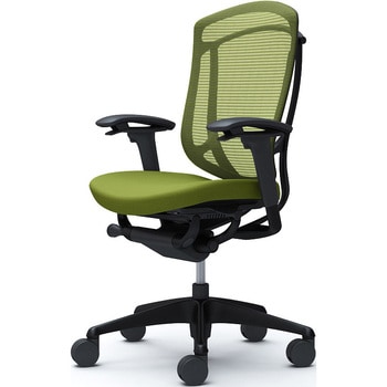 コンテッサセコンダ、可動肘、ハイバック、座クッション、ハンガー無、ランバー無、ブラックB、ブラック、脚ブラック、ウレタン オカムラ(岡村製作所)