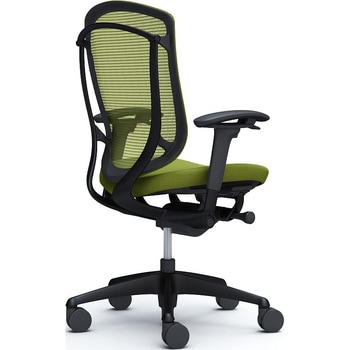 コンテッサセコンダ、可動肘、ハイバック、座クッション、ハンガー無、ランバー無、ブラックB、ブラック、脚ブラック、ウレタン オカムラ(岡村製作所)