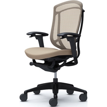 コンテッサセコンダ、可動肘、ハイバック、座クッション、ハンガー無、ランバー無、ブラックB、ブラック、脚ブラック、ウレタン オカムラ(岡村製作所)