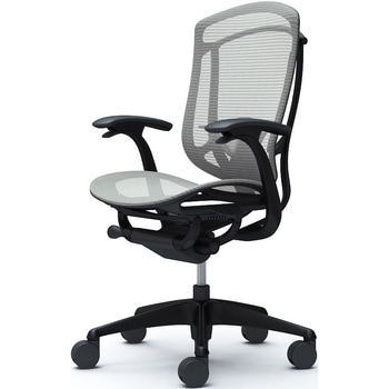 コンテッサセコンダ、固定肘、ハイバック、座メッシュ、ハンガー無、ランバー付、ブラックB、ブラック、脚ブラック、ウレタン オカムラ(岡村製作所)