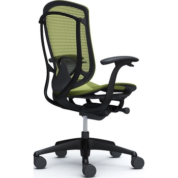 コンテッサセコンダ、固定肘、ハイバック、座メッシュ、ハンガー無、ランバー付、ブラックB、ブラック、脚ブラック、ウレタン オカムラ(岡村製作所)