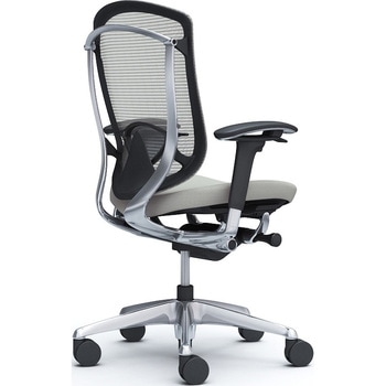 コンテッサセコンダ、可動肘、ハイバック、座クッション、ハンガー無、ランバー付、ブラックB、ポリッシュ、脚ポリッシュ、ウレタン オカムラ(岡村製作所)