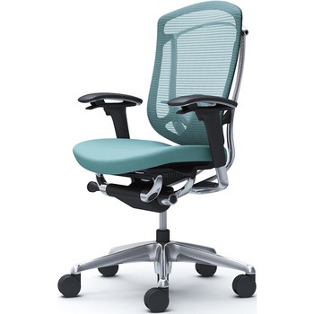 コンテッサセコンダ、可動肘、ハイバック、座クッション、ハンガー無、ランバー付、ブラックB、ポリッシュ、脚ポリッシュ、ウレタン オカムラ(岡村製作所)