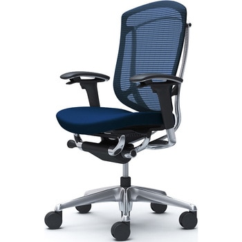 コンテッサセコンダ、可動肘、ハイバック、座クッション、ハンガー無、ランバー無、ブラックB、ポリッシュ、脚ポリッシュ、ウレタン - オカムラ(岡村製作所)