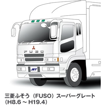 E666995 トラック用ワイパーSET 三菱ふそう スーパーグレート用3本
