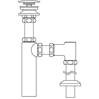 排水ボトルSトラップ(排水口カバー付) INAX(LIXIL)