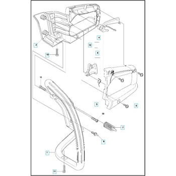 ハスクバーナ エンジンチェーンソー 120eMark ll 部品 シリンダーピストン ハスクバーナ