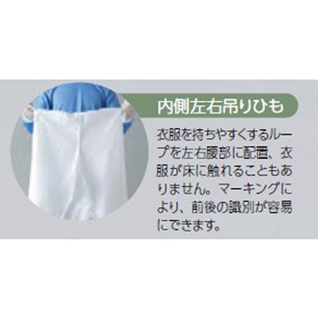 TriApex クリーンウェア AC滅菌対応 ツナギ服 東洋リントフリー