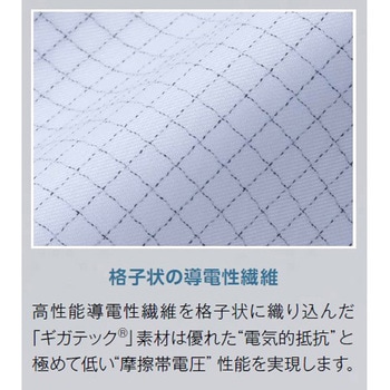 TriApex 低発塵ユニフォーム 超制電 上着 東洋リントフリー