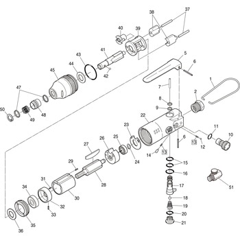 部品 エアインパクトドライバー SI-1062 SHINANO(信濃機販)