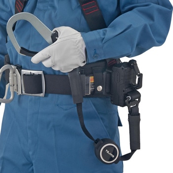 墜落制止用器具(安全帯) 胴ベルト用ランヤードER150縦型L1 タジマツール(TJMデザイン)