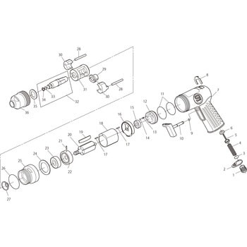部品 エアインパクトレンチ SI-1315S SHINANO(信濃機販)