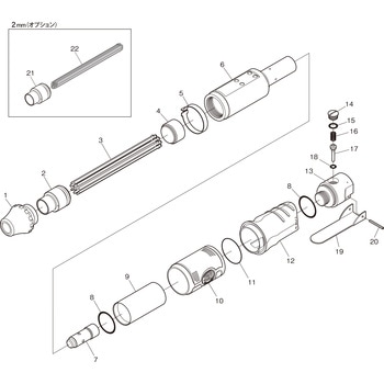 部品 ニードルスケーラー SI-4150EX SHINANO(信濃機販)