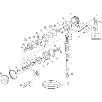 部品 ダブルアクションサンダー SI-DS6-5LP SHINANO(信濃機販)