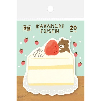 わたしびより型抜きふせん ケーキとくま - 古川紙工