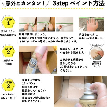 マットペイントスプレー 水性多用途(つや消し) カンペハピオ