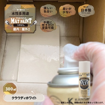 マットペイントスプレー 水性多用途(つや消し) カンペハピオ